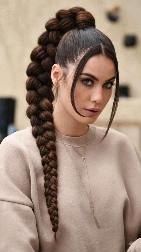 مدل موی دم اسبی برای صورت گرد | مدل موی دم اسبی مجلسی برای صورت گرد 1404 برای موی کوتاه و بلند