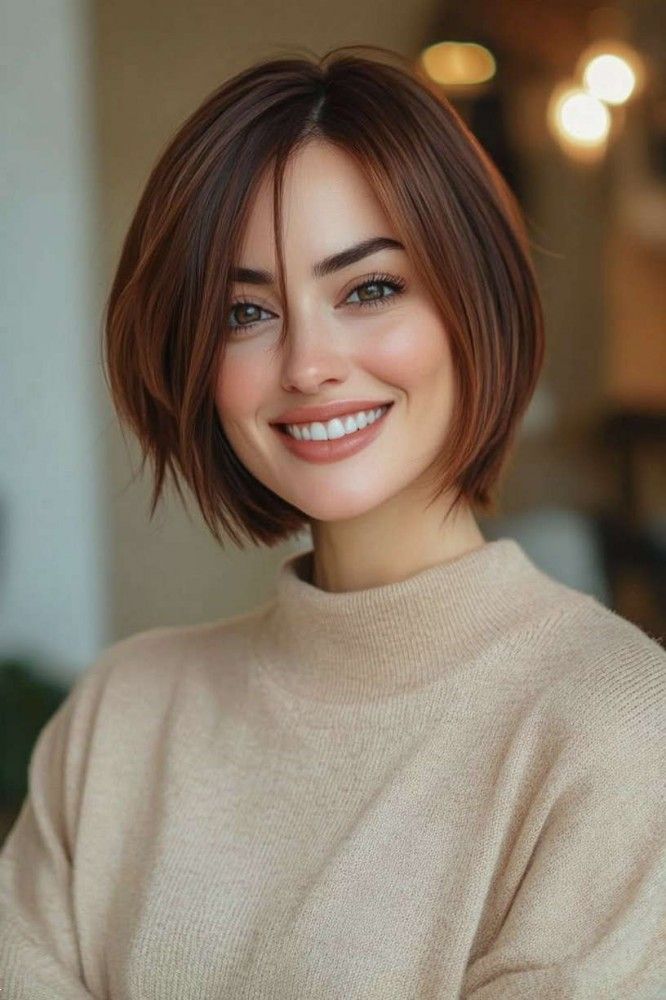 مدل موی کوتاه دخترانه جدید برای صورت های گرد | 25 مدل موی کوتاه برای صورت گرد لاغر و تپل با تنوع بالا