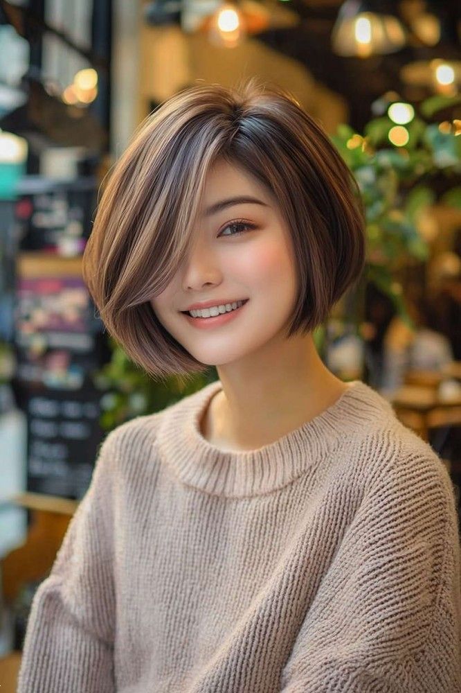 مدل موی کوتاه دخترانه جدید برای صورت های گرد | 25 مدل موی کوتاه برای صورت گرد لاغر و تپل با تنوع بالا