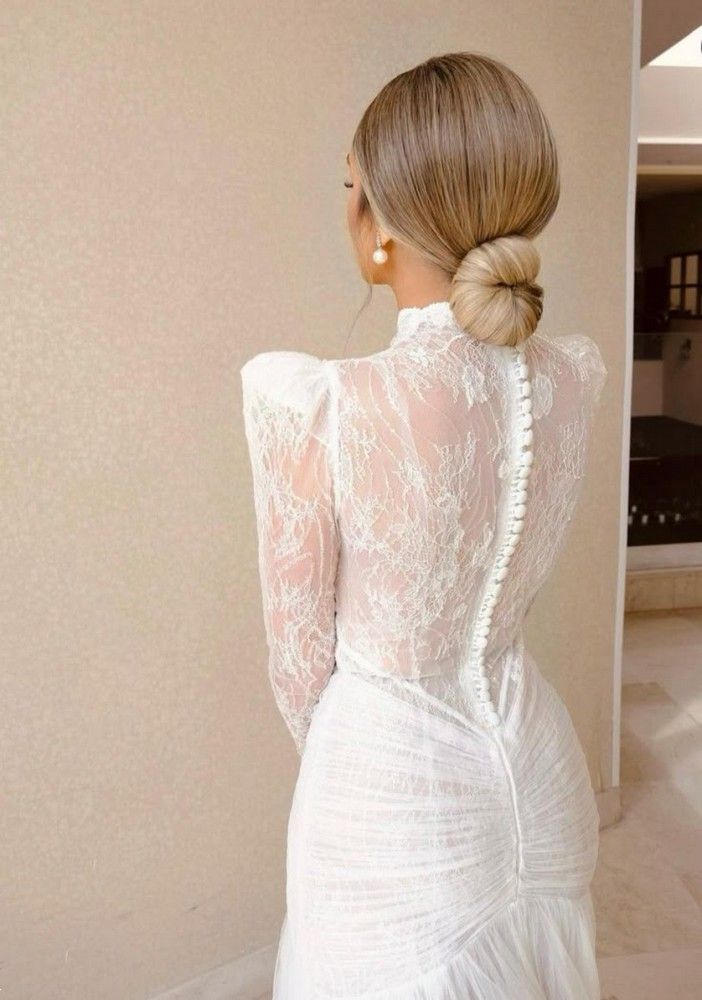 لباس عقد یقه بسته | لباس عقد با یقه بسته 1404 برای عروس های باکلاس امروزی