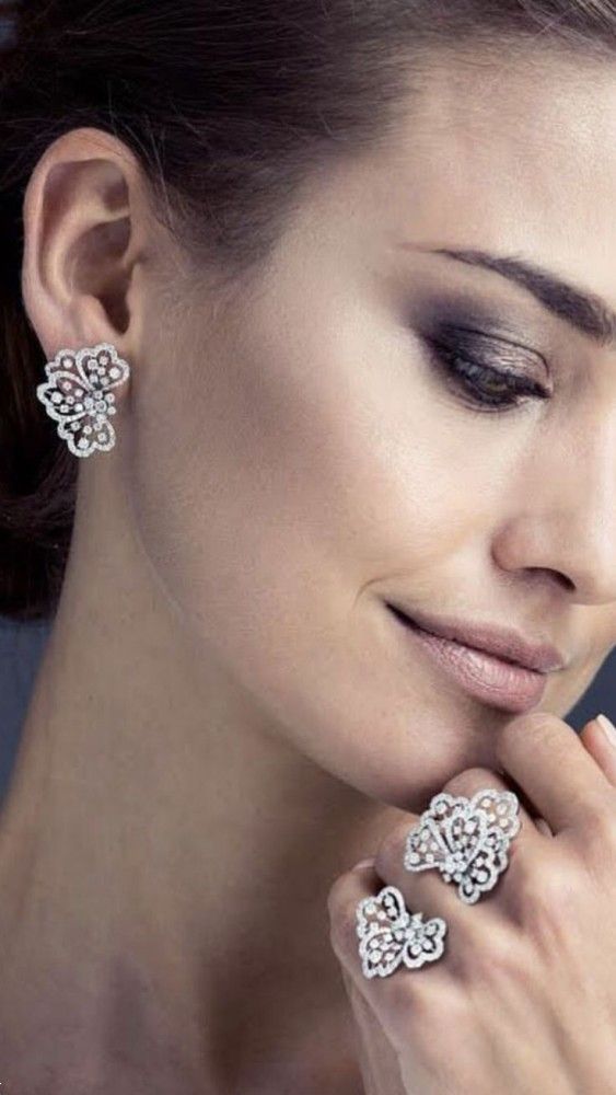 انگشتر و گوشواره ست | 20 مدل انگشتر و گوشواره ست مجلسی برای عروسی بسیار خاص و لاکچری