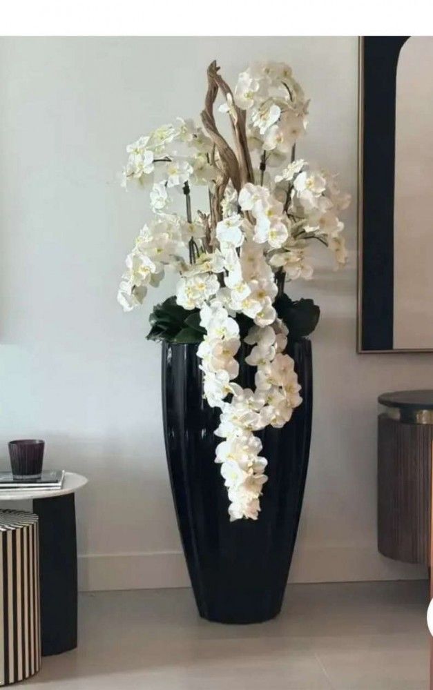 گلدان گوشه پذیرایی | 20 چیدمان و مدل مدل گلدان برای گوشه پذیرایی خانه عروس و خانم های خوش سلیقه