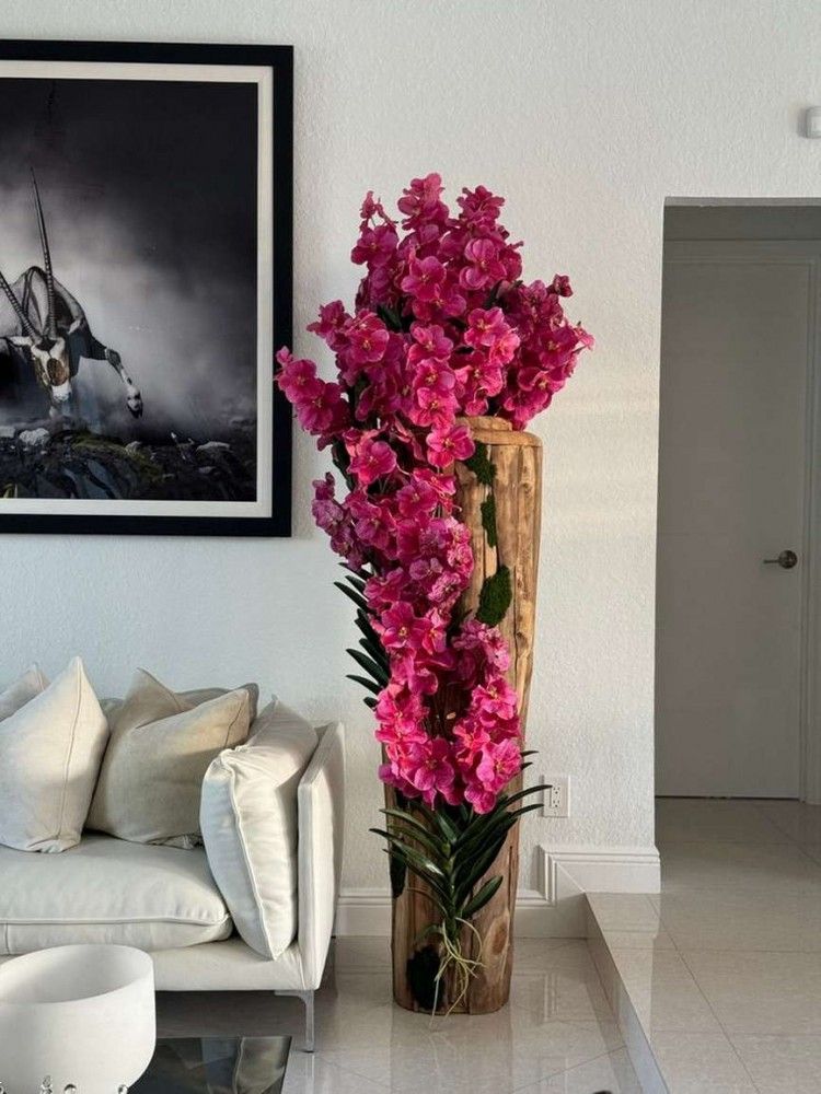 گلدان گوشه پذیرایی | 20 چیدمان و مدل مدل گلدان برای گوشه پذیرایی خانه عروس و خانم های خوش سلیقه