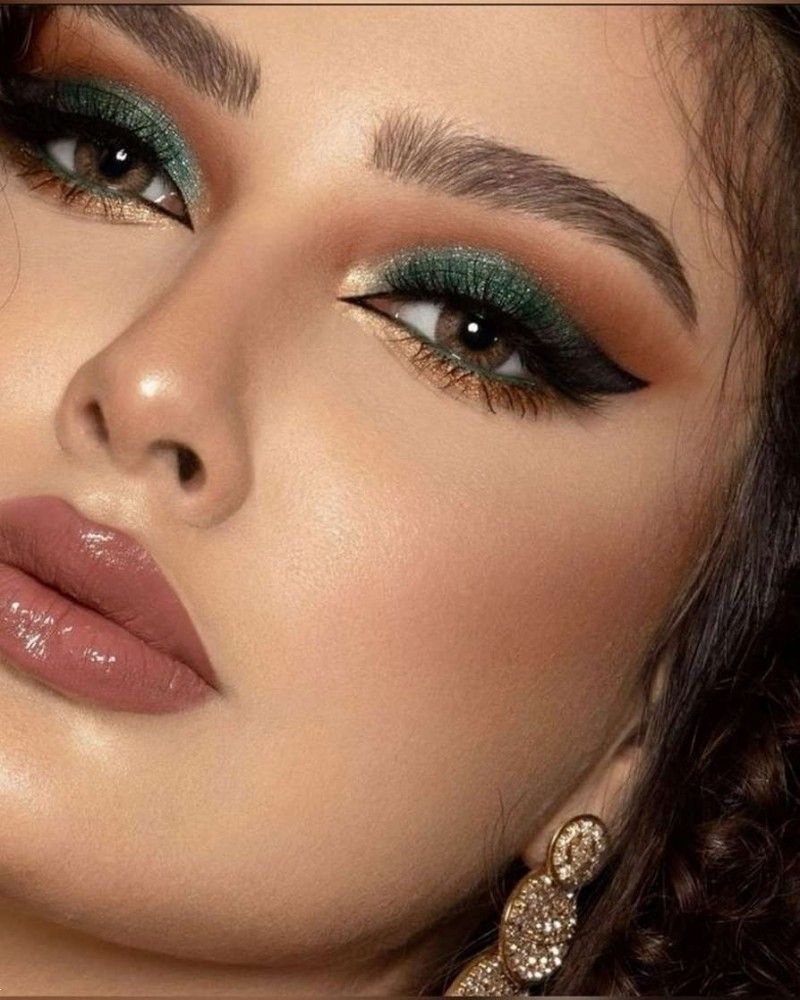 سایه سبز دخترانه | 20 مدل جذاب آرایش چشم با سایه سبز دخترانه برای عروسی