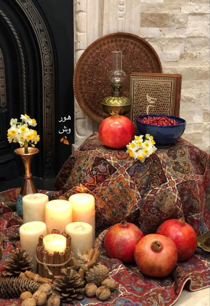 چیدمان شب یلدا ساده | بهترین و جذاب ترین ایده های چیدمان شب یلدا ساده مخصوص نو عروس ها!