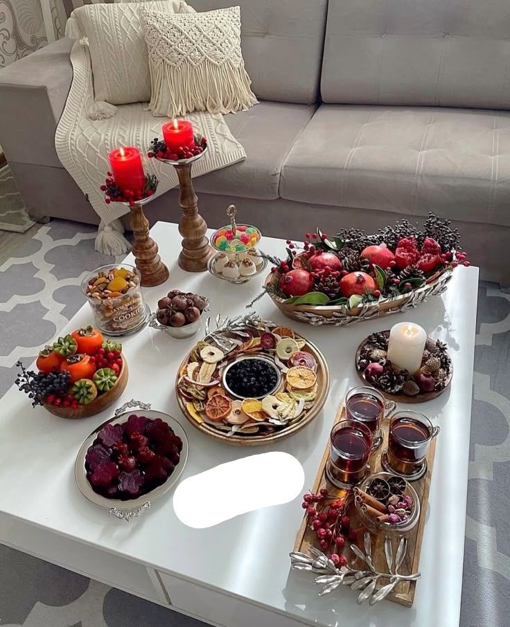 چیدمان شب یلدا ساده | بهترین و جذاب ترین ایده های چیدمان شب یلدا ساده مخصوص نو عروس ها!