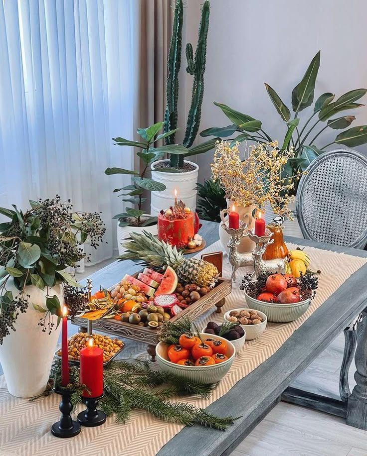 چیدمان شب یلدا ساده | بهترین و جذاب ترین ایده های چیدمان شب یلدا ساده مخصوص نو عروس ها!