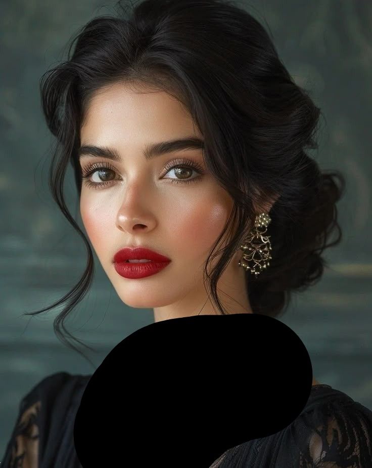 مدل آرایش با لباس مشکی | جذاب ترین و شیک ترین مدل آرایش با لباس مشکی مخصوص دلبری کردن نو عروس ها!