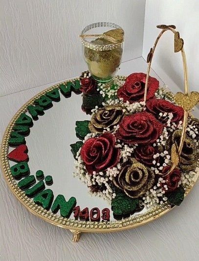 تزیین حنا در سینی | شیک ترین ایده های تزیین حنا در سینی مخصوص عروس های با سلیقه!