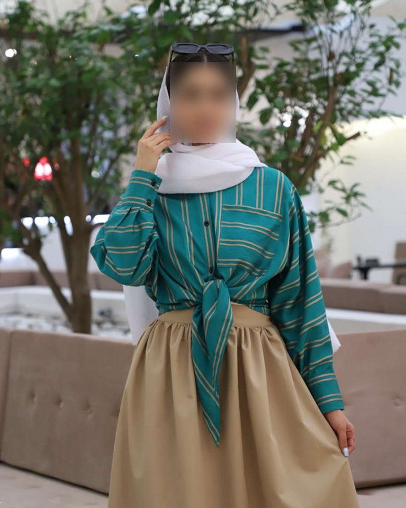 مدل مانتو گره ای | 20 مدل مانتو گره ای با دامن برای بیرون و مجالس مخصوص خانم های رومد