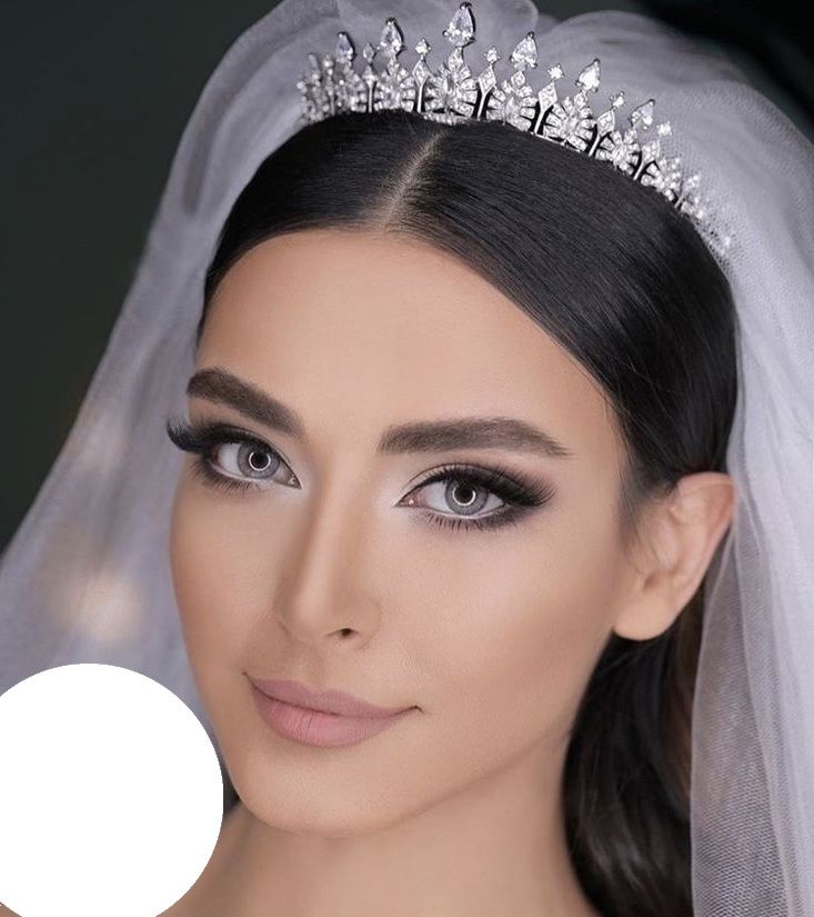 مدل مو عروس با تاج | خاص ترین مدل مو عروس با تاج فرحی ساده و سلطنتی ترند 2025