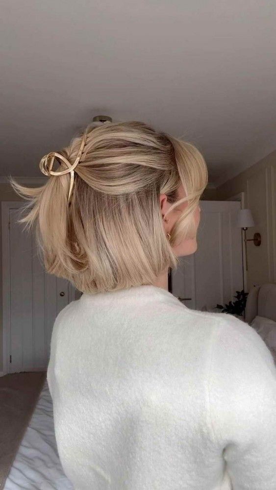 مدل موی دخترانه برای موهای کوتاه ساده | 25 مدل موی ساده دخترانه با موی کوتاه برای عروسی و روزمره