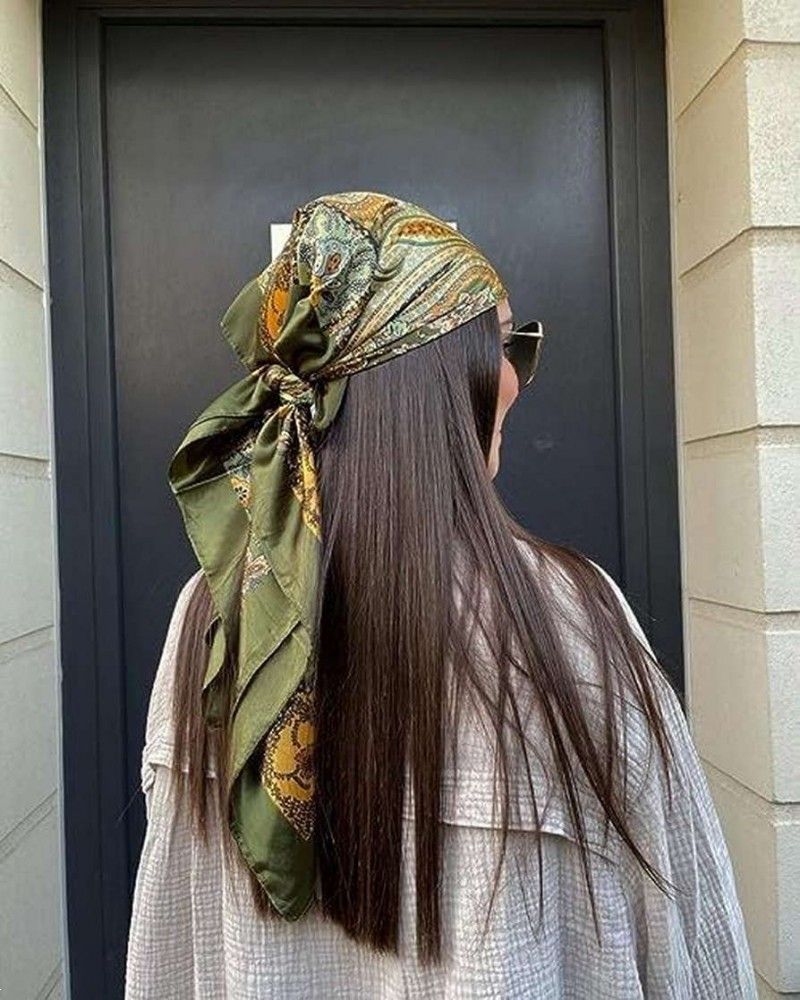 مدل مو با مینی اسکارف | 20 مدل مو با مینی اسکارف دخترانه تابستانی مخصوص مسافرت و عکاسی