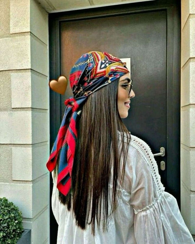 مدل مو با مینی اسکارف | 20 مدل مو با مینی اسکارف دخترانه تابستانی مخصوص مسافرت و عکاسی