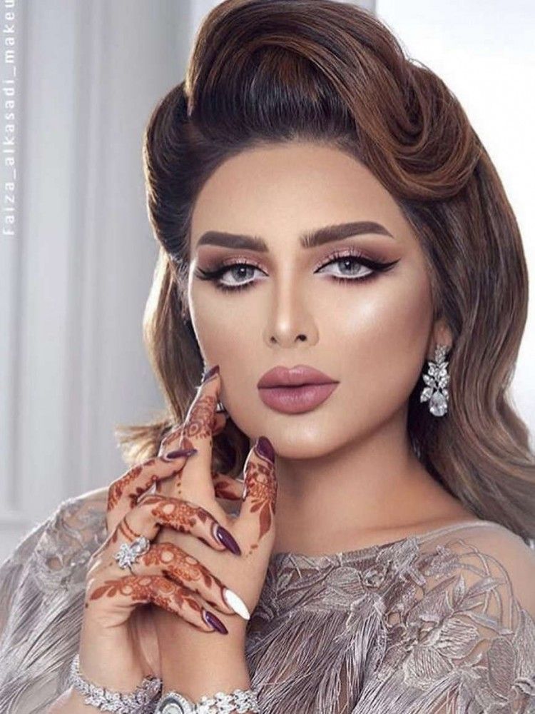 میکاپ عربی دخترانه شیک | 20 مدل میکاپ عربی شیک دخترانه برای عروسی و مهمانی های خاص