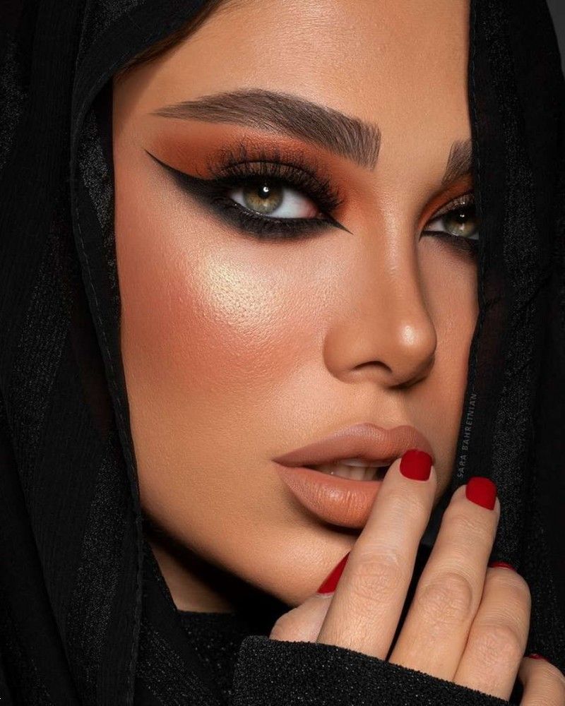 میکاپ عربی دخترانه شیک | 20 مدل میکاپ عربی شیک دخترانه برای عروسی و مهمانی های خاص