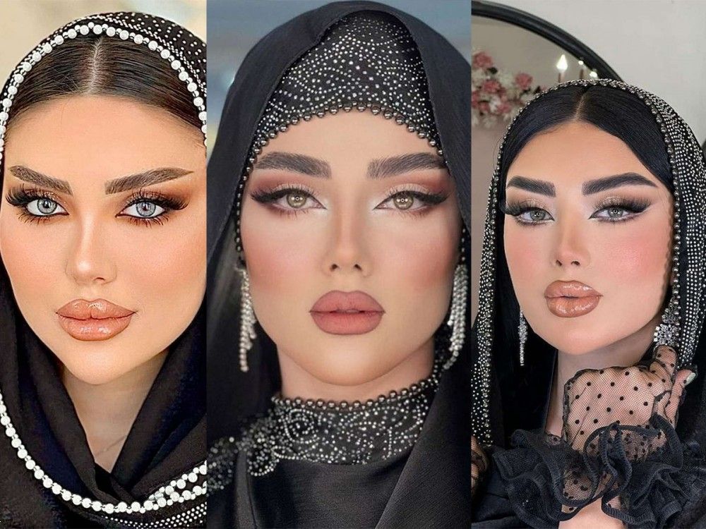 میکاپ عربی دخترانه شیک | 20 مدل میکاپ عربی شیک دخترانه برای عروسی و مهمانی های خاص