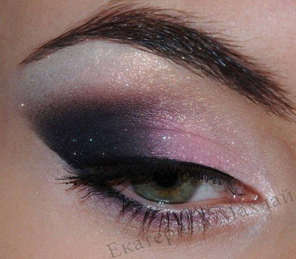 میکاپ چشم صورتی مشکی | 25 ایده برای سایه چشم صورتی و مشکی برای عروسی و روزمره