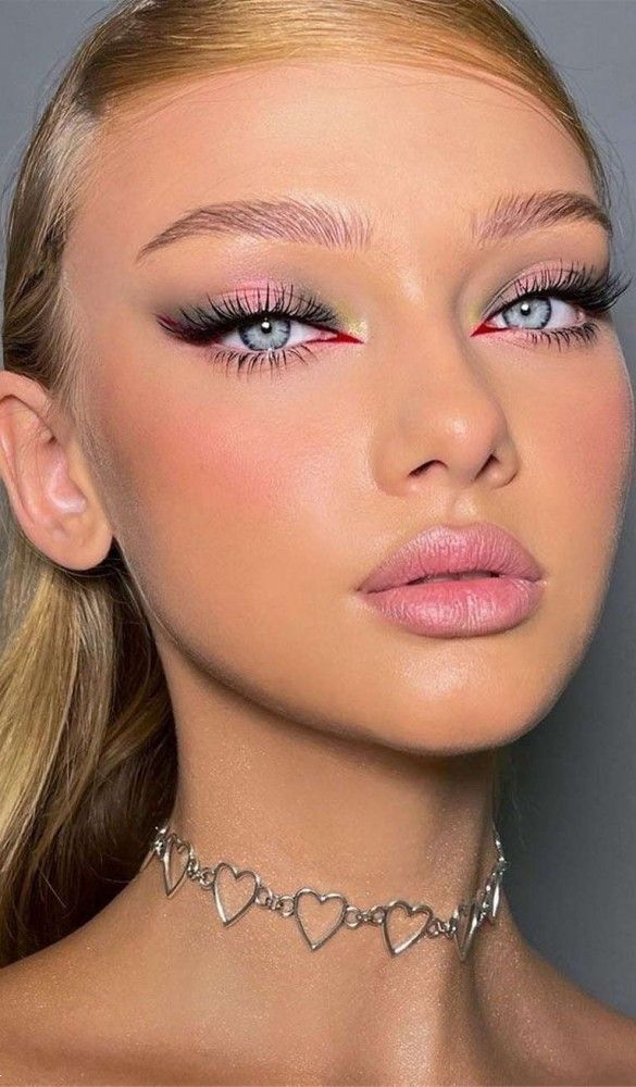 میکاپ چشم صورتی مشکی | 25 ایده برای سایه چشم صورتی و مشکی برای عروسی و روزمره