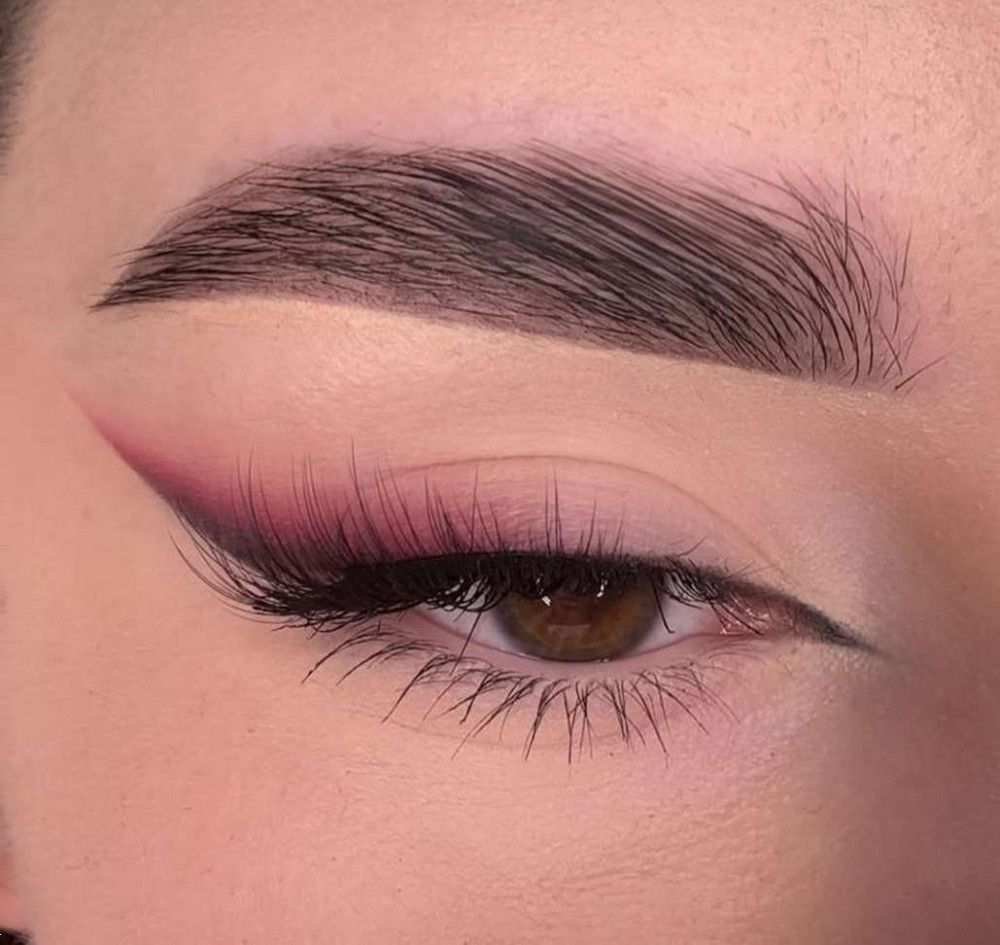 میکاپ چشم صورتی مشکی | 25 ایده برای سایه چشم صورتی و مشکی برای عروسی و روزمره