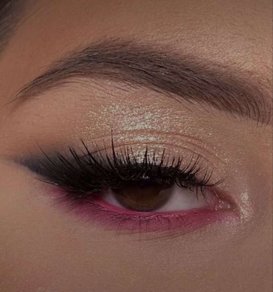 میکاپ چشم صورتی مشکی | 25 ایده برای سایه چشم صورتی و مشکی برای عروسی و روزمره
