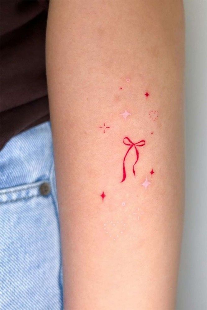 طرح تاتو رنگی کوچک | 30 طرح تاتو رنگی کوچک دخترانه روی ساق پا و مچ دست و انگشت
