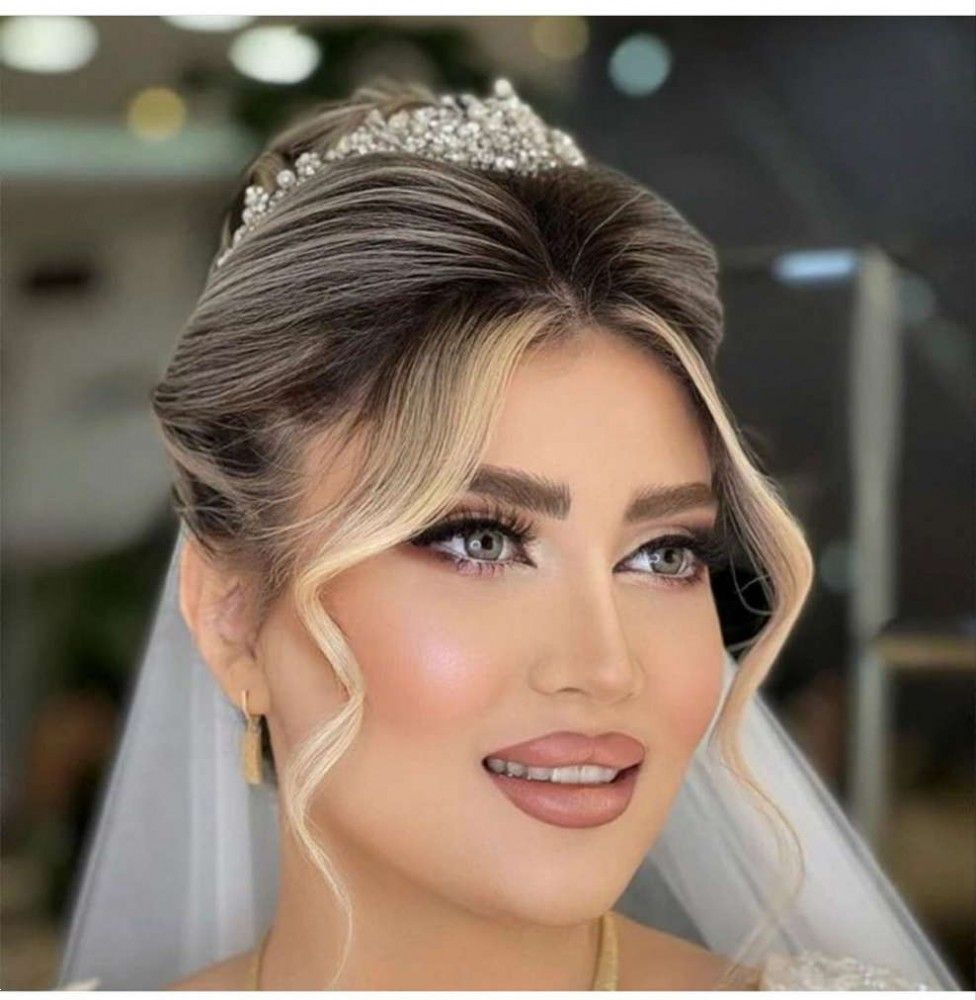 میکاپ عروس با موی بلوند | 20 ایده میکاپ عروس با موی بلوند برای همه فرم صورت