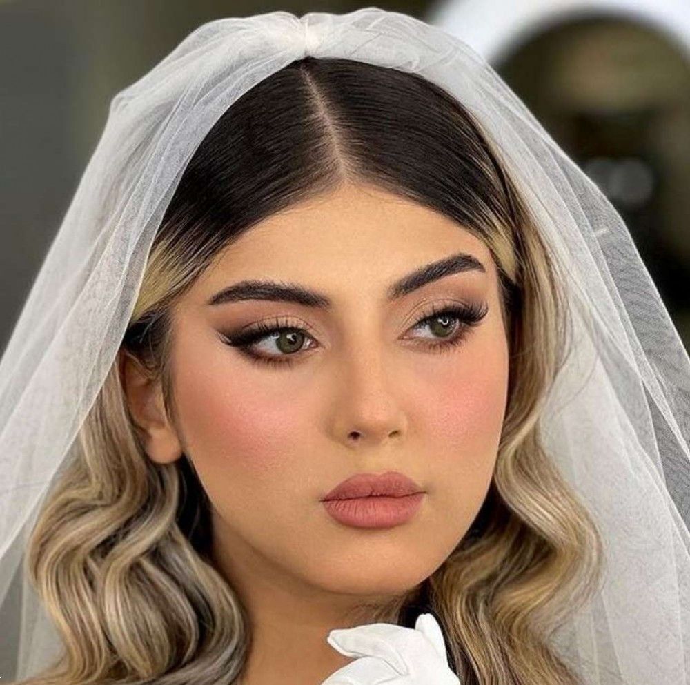میکاپ عروس با موی بلوند | 20 ایده میکاپ عروس با موی بلوند برای همه فرم صورت