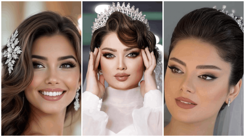 مدل مو عروس جلو سر | بهترین مدل مو عروس جلو سر برای تبدیل به زیباترین عروس دنیا