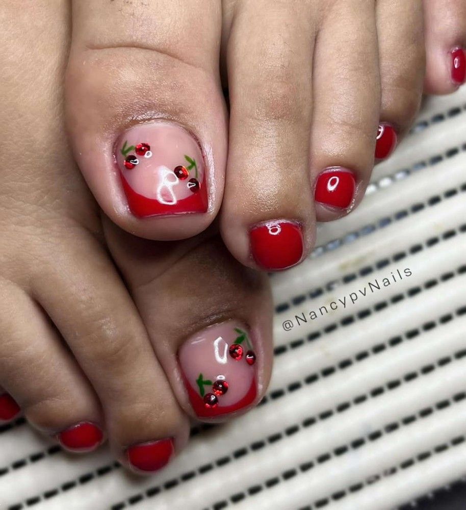 ژلیش ناخن پا تابستانی | 20 مدل ژلیش ناخن پا تابستانی در رنگ و طرح های بسیار جذاب و متنوع