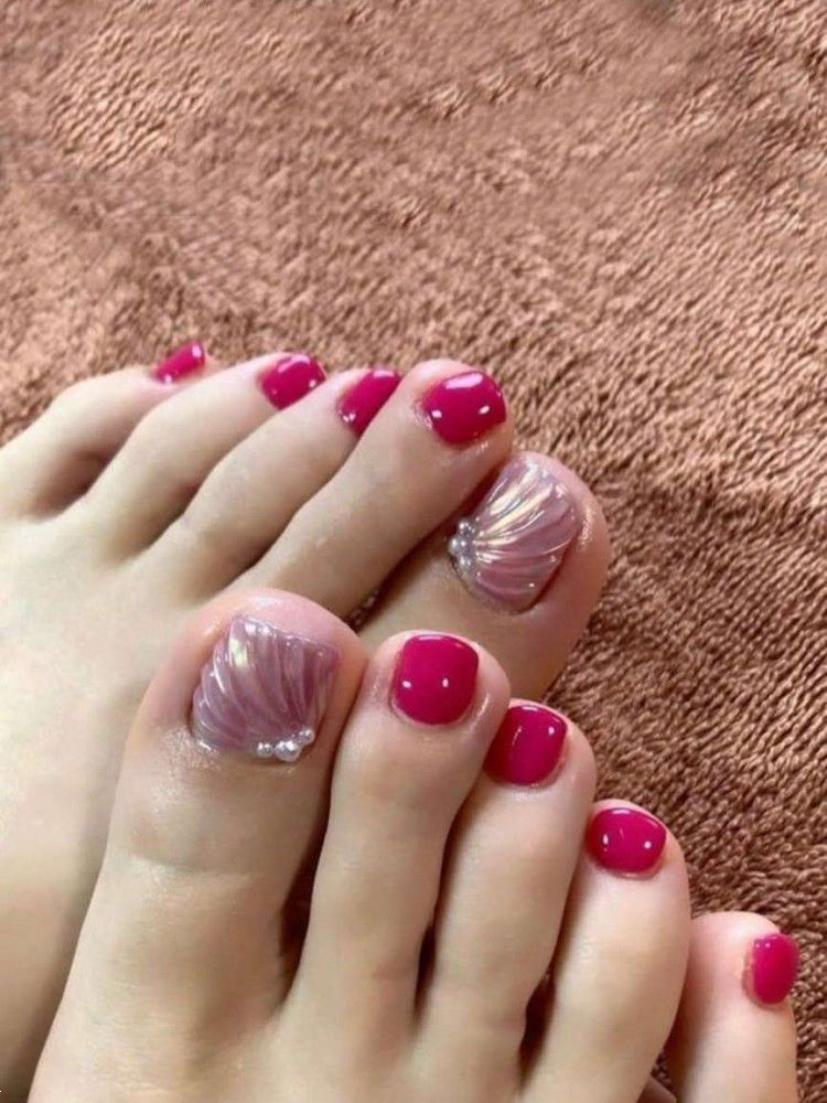 ژلیش ناخن پا تابستانی | 20 مدل ژلیش ناخن پا تابستانی در رنگ و طرح های بسیار جذاب و متنوع