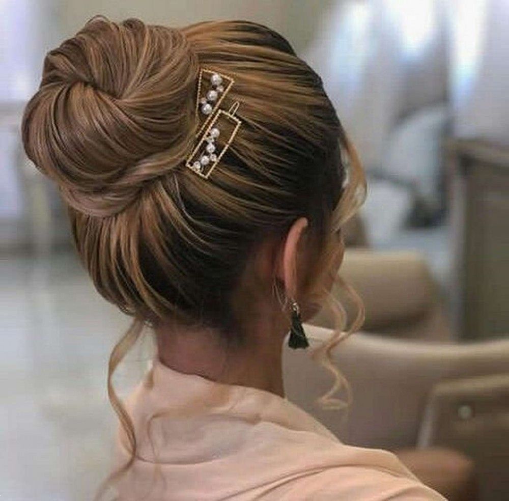 شینیون بالای سر جدید | 20 مدل شینیون بالای سر جدید دخترانه برای همه فرم صورت