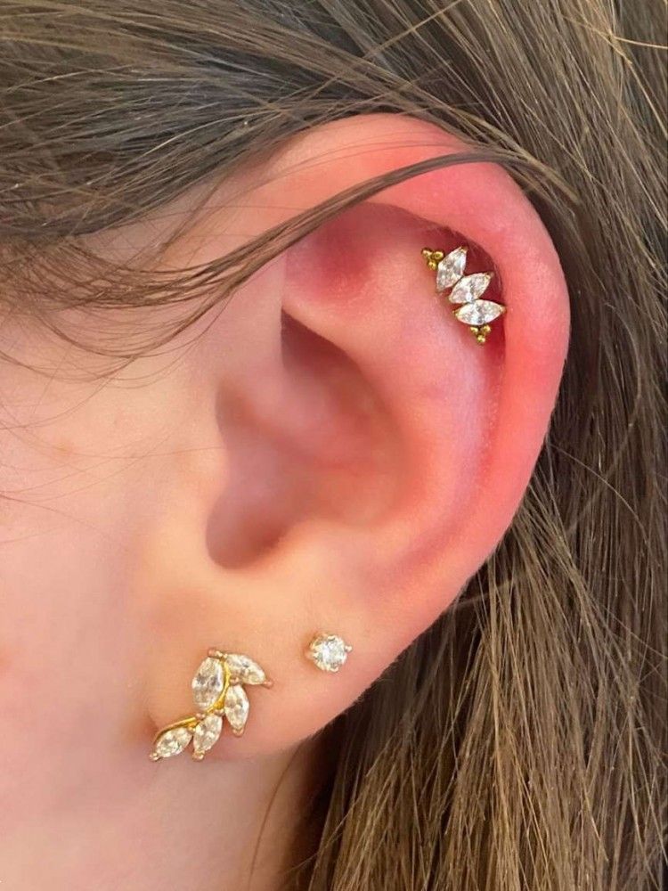 گوشواره لاله گوش نقره | 25 گوشواره برای لاله گوش با سوراخ و بدون سوراخ بسیار جذاب