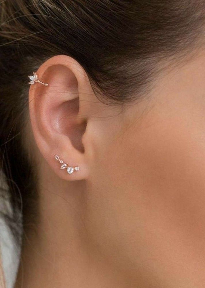 گوشواره لاله گوش نقره | 25 گوشواره برای لاله گوش با سوراخ و بدون سوراخ بسیار جذاب