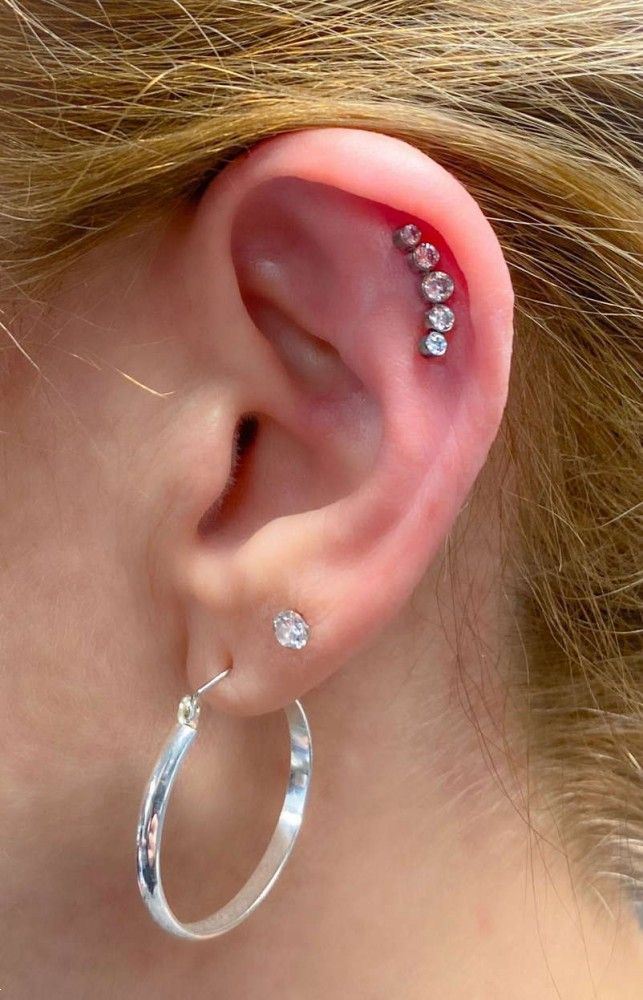 گوشواره لاله گوش نقره | 25 گوشواره برای لاله گوش با سوراخ و بدون سوراخ بسیار جذاب