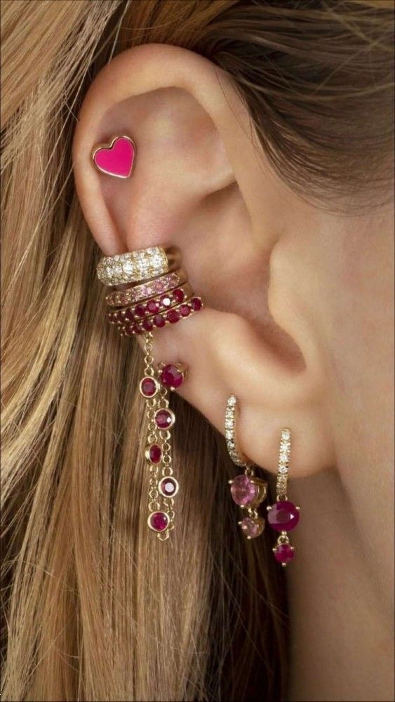 گوشواره لاله گوش نقره | 25 گوشواره برای لاله گوش با سوراخ و بدون سوراخ بسیار جذاب