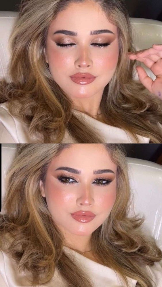 آرایش عروس برای بله برون | 23 مدل آرایش صورت عروس برای مراسم بله برون لایت و جذاب