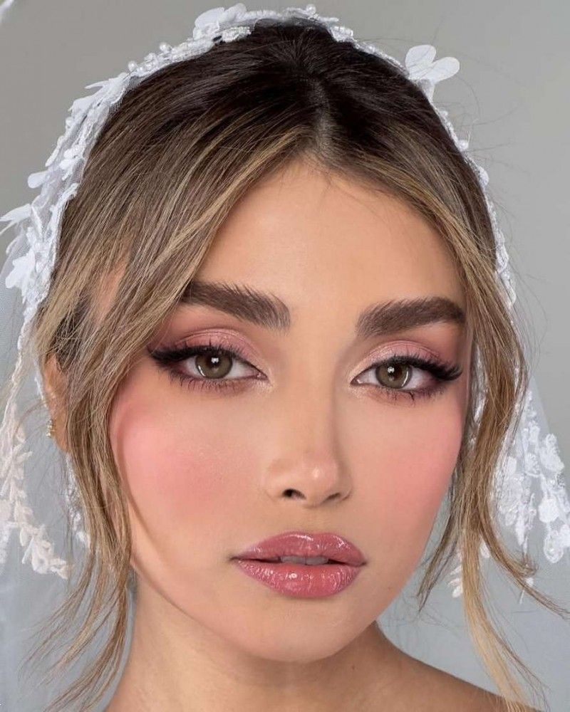آرایش برای صورت بیضی | 20 آرایش برای صورت بیضی شکل مخصوص عروس و عروسی