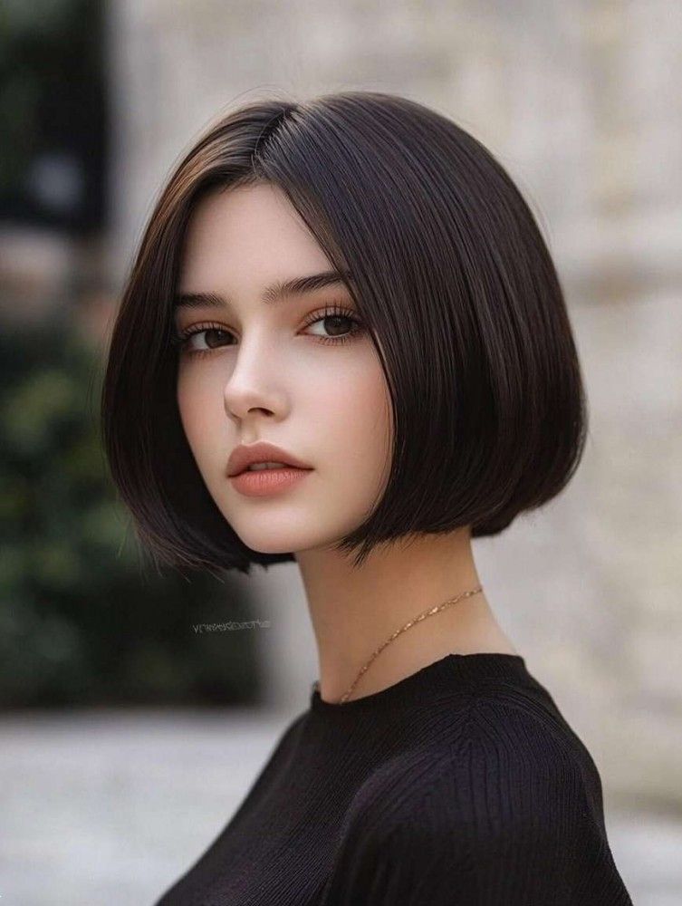 کوتاهی موی مشکی | 22 مدل مو کوتاه مشکی برای عروسی و روزمره بسیار جذاب