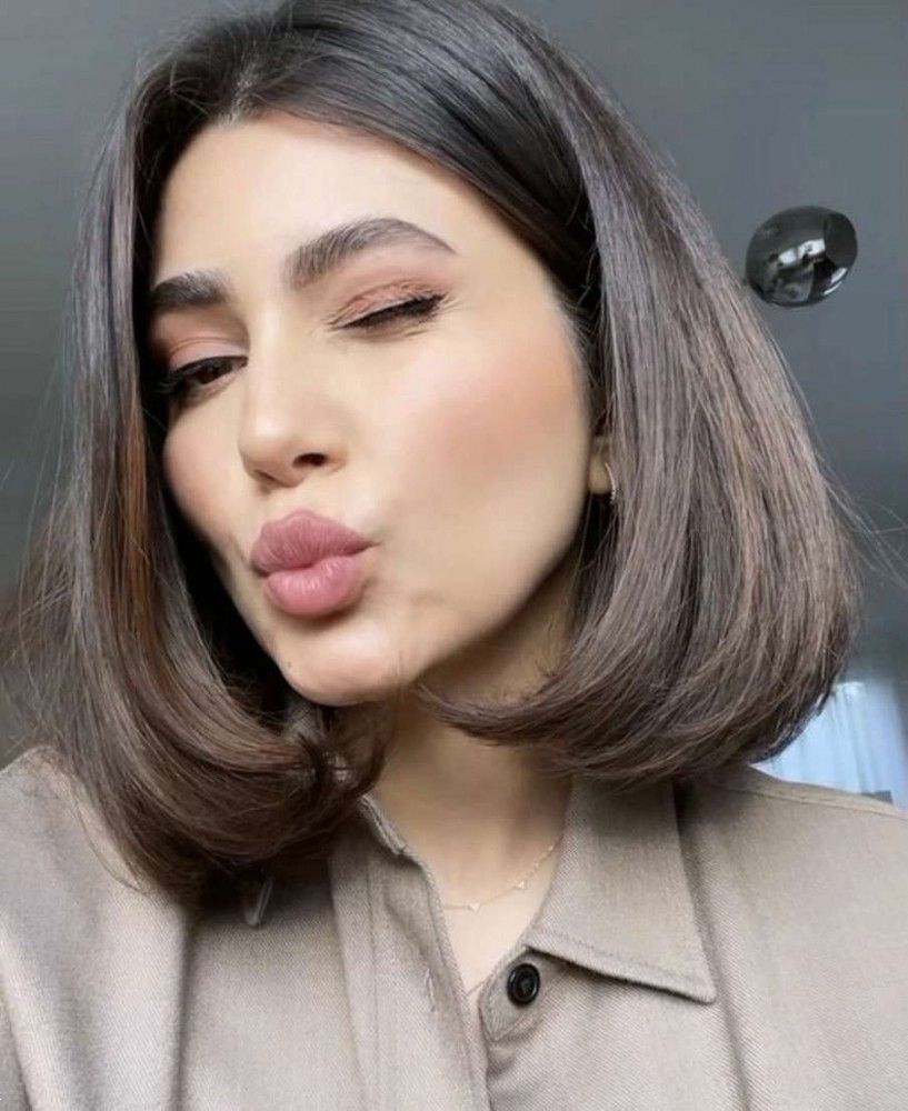 کوتاهی موی مشکی | 22 مدل مو کوتاه مشکی برای عروسی و روزمره بسیار جذاب