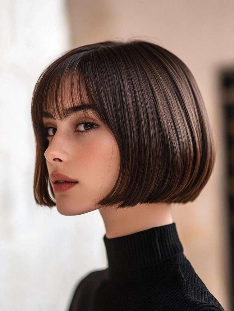 کوتاهی موی مشکی | 22 مدل مو کوتاه مشکی برای عروسی و روزمره بسیار جذاب