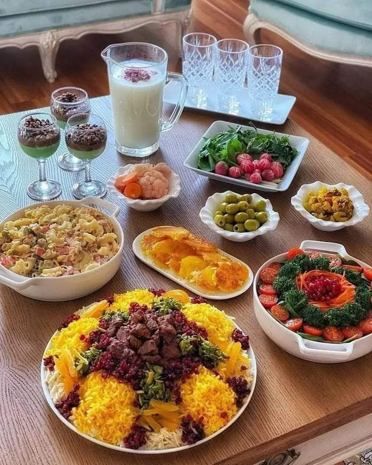 تزیین غذای ایرانی | ۳۰ ایده فوق‌العاده زیبای تزیین غذای ایرانی مجلسی برای تازه عروس و خانم های هنرمند + نکات طلایی دیزاین غذا!