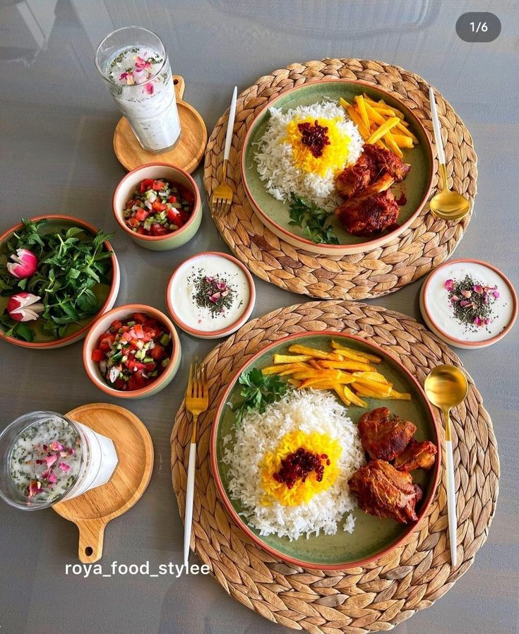 تزیین غذای ایرانی | ۳۰ ایده فوق‌العاده زیبای تزیین غذای ایرانی مجلسی برای تازه عروس و خانم های هنرمند + نکات طلایی دیزاین غذا!