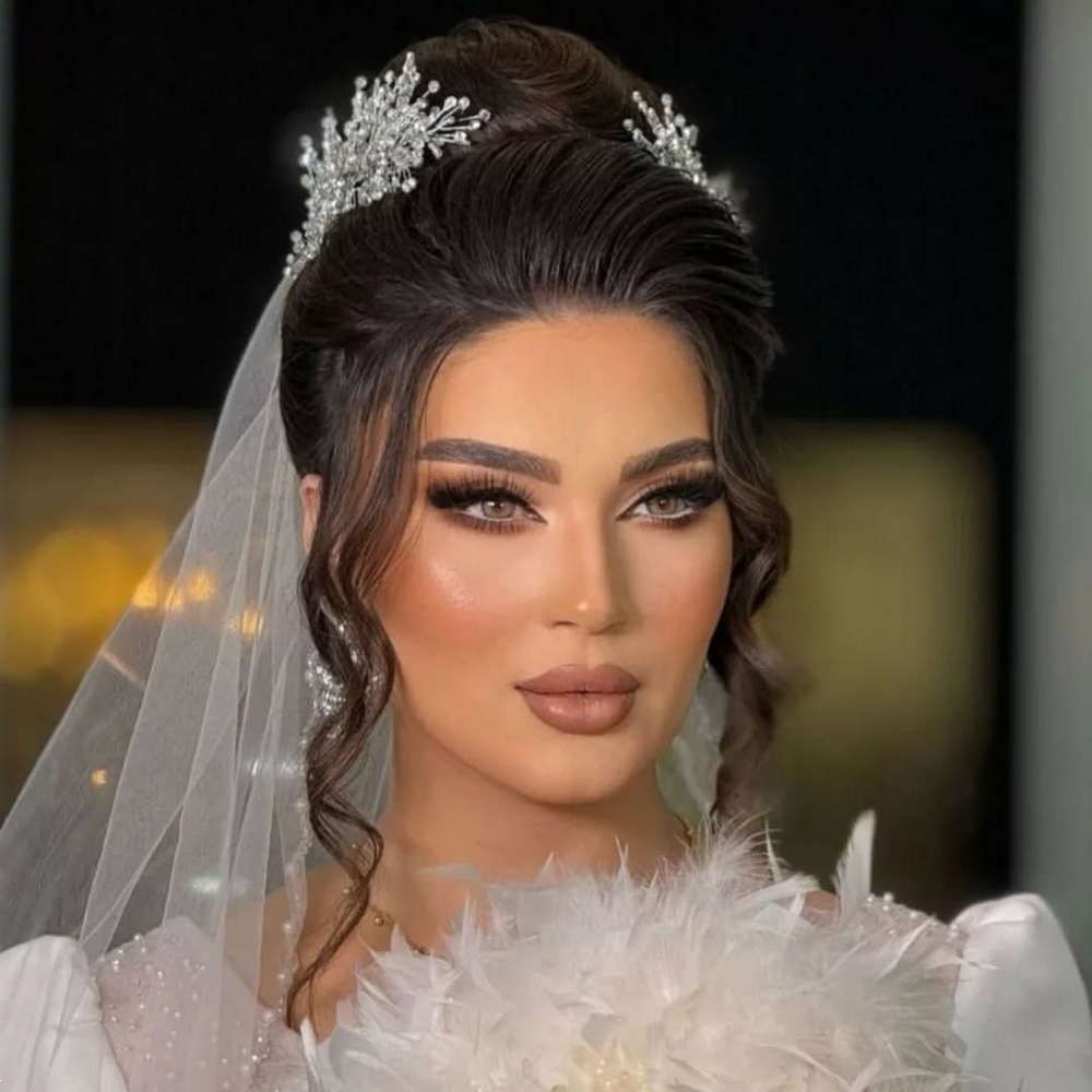 مدل موی شینیون بسته عروس | 23 مدل شینیون پرطرفدار جمع عروس جدید با تور و بدون تور
