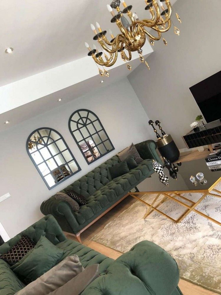 دیزاین منزل با مبل سبز | 25 مدل جدید مبل سبز برای جهیزیه عروس و دیزاین برای هر سبک و سلیقه ای