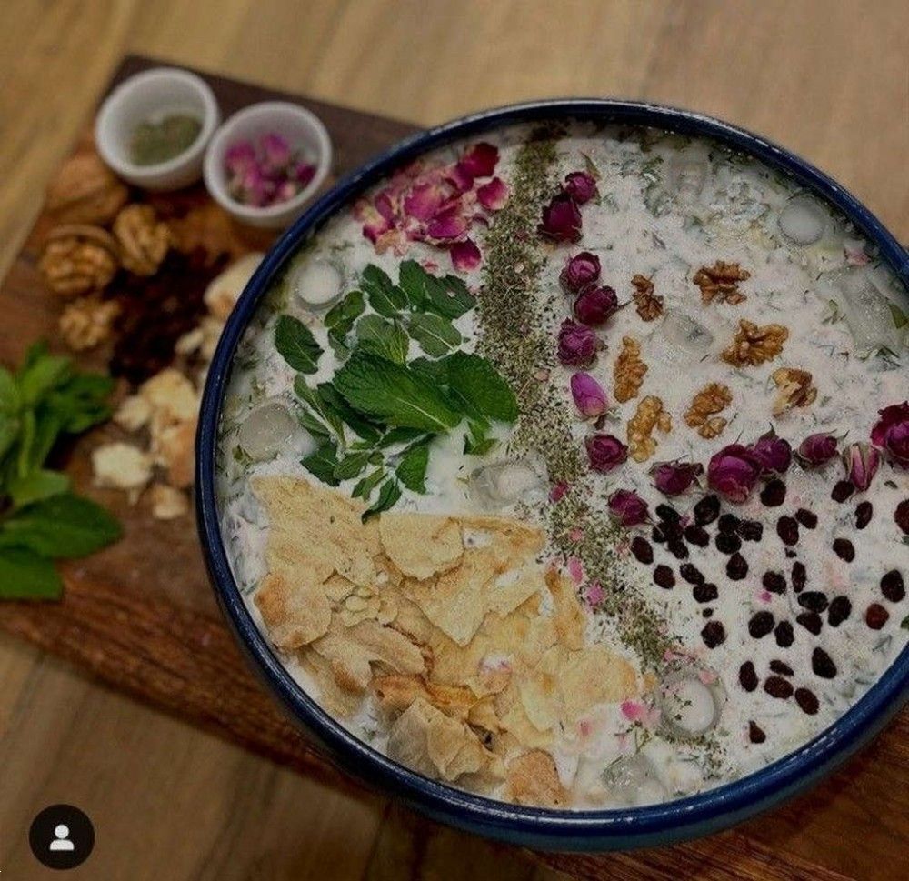 تزیین آب دوغ خیار مجلسی | 25 تزیین آب دوغ خیار شاهانه برای مهمان بسیار ساده اما کاربردی