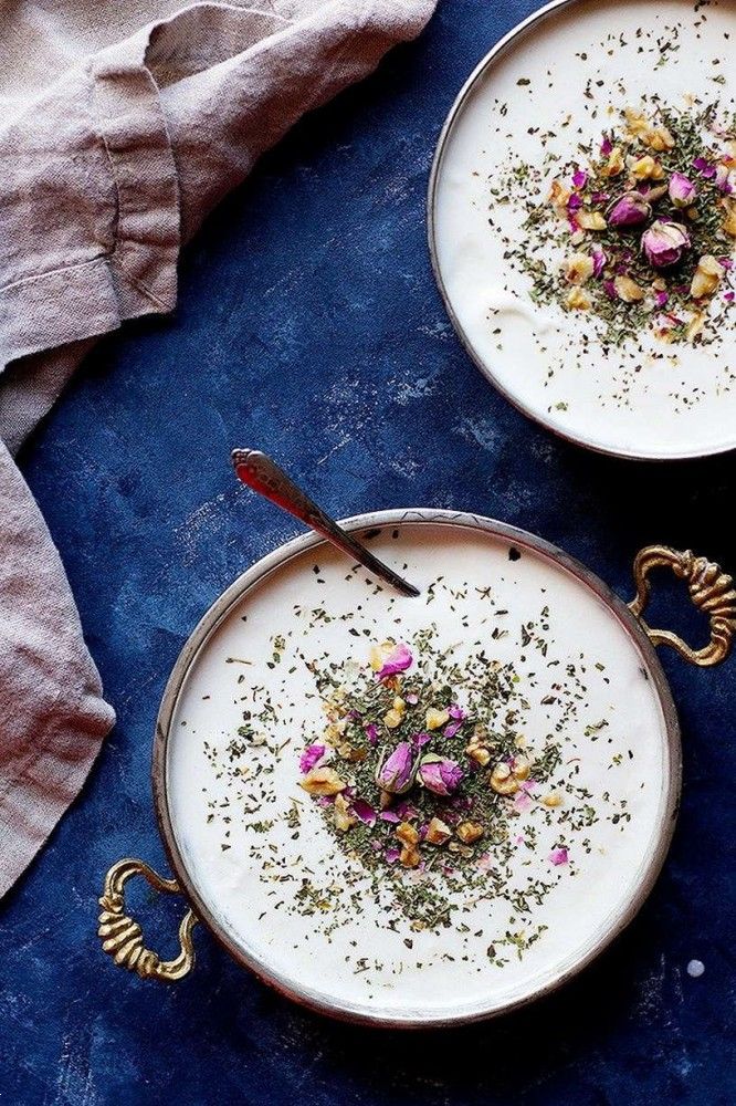 تزیین آب دوغ خیار مجلسی | 25 تزیین آب دوغ خیار شاهانه برای مهمان بسیار ساده اما کاربردی