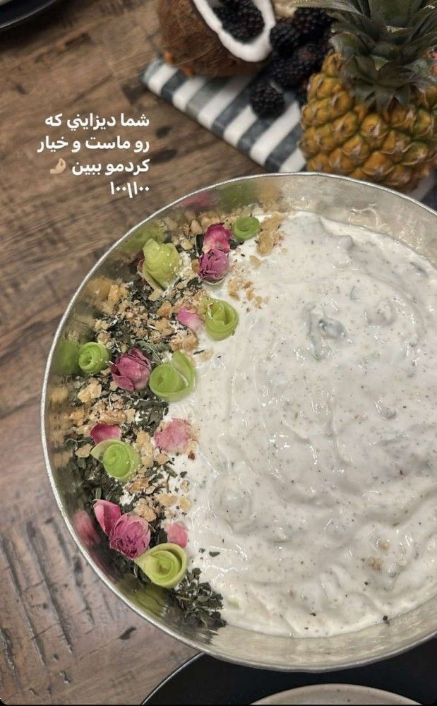 تزیین آب دوغ خیار مجلسی | 25 تزیین آب دوغ خیار شاهانه برای مهمان بسیار ساده اما کاربردی