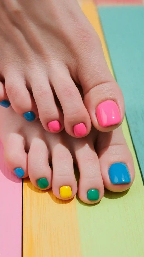 لاک ناخن پا | جدیدترین و پرطرفدارترین مدل لاک ناخن پا ساده، طرح دار و فرنچ برای مهمانی و عروسی ترند 2025