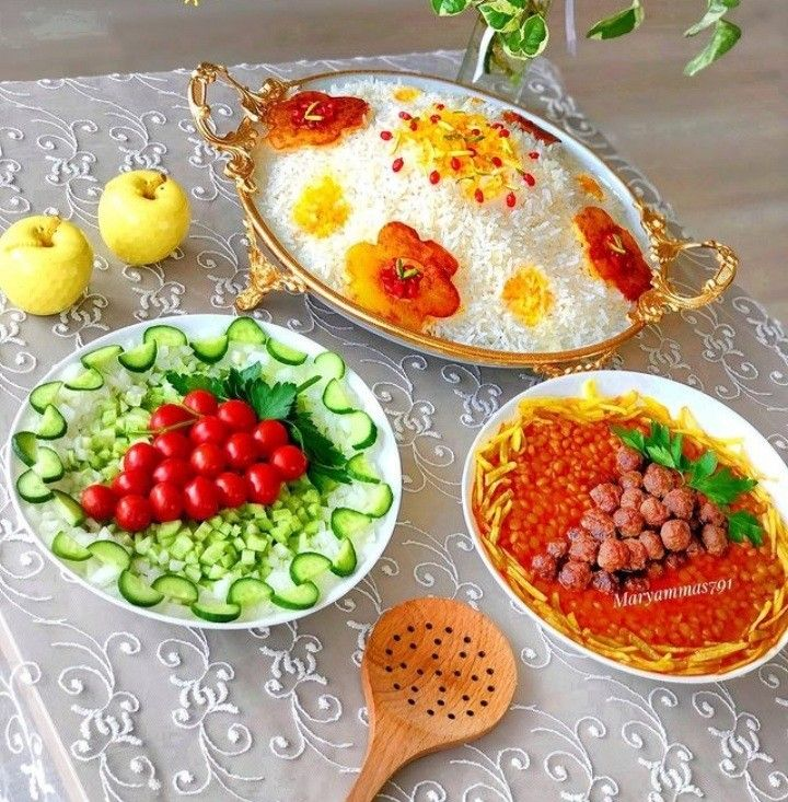 تزیین غذا خانگی | ۳۰ عکس از ایده های خاص و هنرمندانه تزیین غذا خانگی برای مهمانی مخصوص نو عروس و کدبانوهای خوش سلیقه!